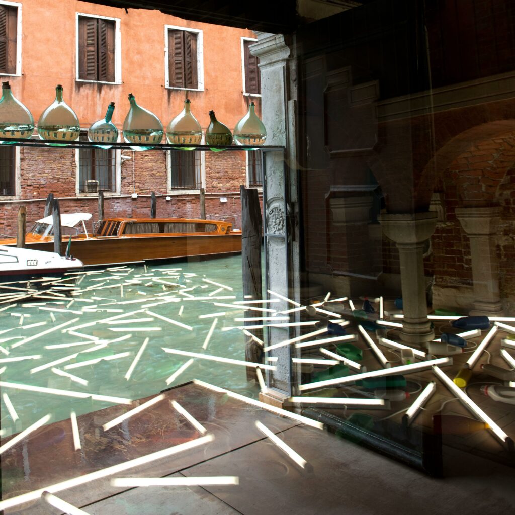 Bill Culbert, Daylight Flotsam Venice, 2013. Photo Jennifer French